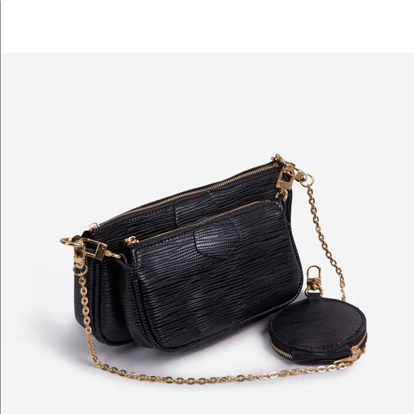 Black Crossbody with Coin Bag - Picture 3 of 4